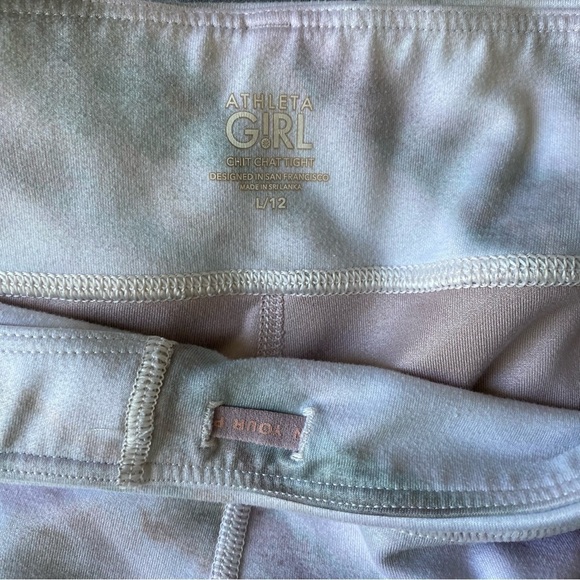 Athleta girl printed leggings size 12 L - Picture 3 of 4